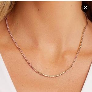 Gorjana Lexi Necklace in Pink